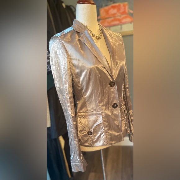 Rene Lezard Metallic Blazer - Picture 4 of 6